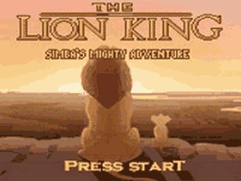 Lion King Title Screen